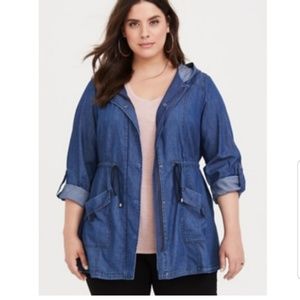 Jean anorak jacket